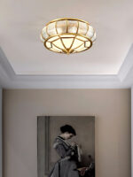 Round Textured Glass Ceiling Light - Image 19