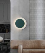 Rounded Abstract Art Sconce