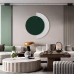 Rounded Abstract Art Sconce - Image 5