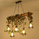 Rustic Wooden Chandelier - Image 11
