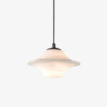 Saucer Alabaster Pendant Light