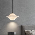 Saucer Alabaster Pendant Light - Image 11