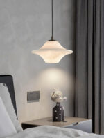 Saucer Alabaster Pendant Light - Image 9