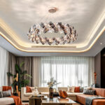 Scale Crystal Round Chandelier - Image 3