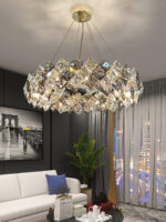 Scale Crystal Round Chandelier - Image 5