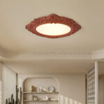 Sculpted Resin Ceiling Lamp - Image 6