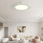 Sculpted Resin Ceiling Lamp - Image 2