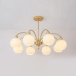 Sculptural Glass Chandelier - Image 8