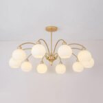 Sculptural Glass Chandelier - Image 9