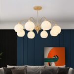 Sculptural Glass Chandelier - Image 2