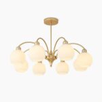 Sculptural Glass Chandelier