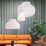 Serica Trio Silk Collection Pendant Lamp - Image 2