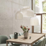 Serica Trio Silk Collection Pendant Lamp - Image 10