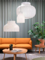 Serica Trio Silk Collection Pendant Lamp - Image 12