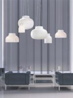 Serica Trio Silk Collection Pendant Lamp - Image 17