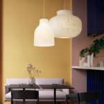 Serica Trio Silk Collection Pendant Lamp - Image 3