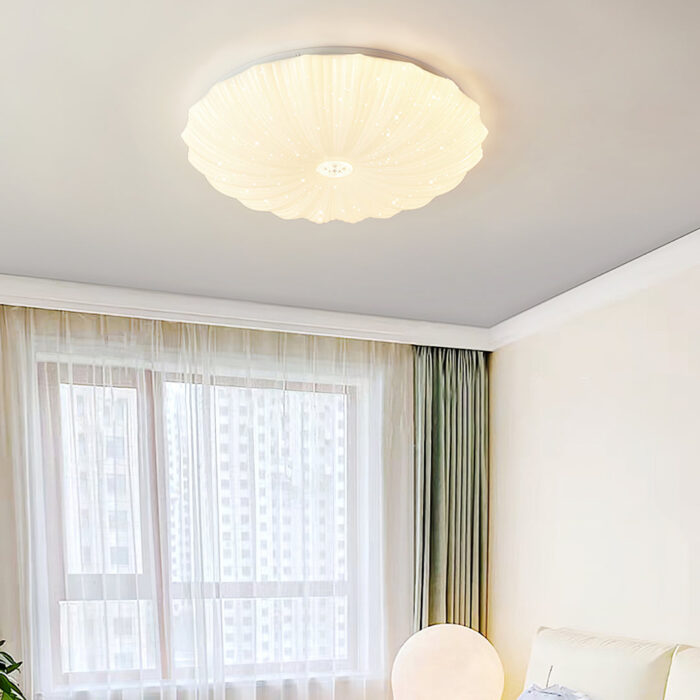Acrylic Shell Round Ceiling Lamp - Image 3