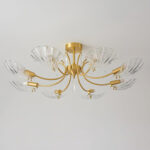 Shell Brass Ceiling Lamp - Image 5