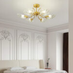 Shell Brass Ceiling Lamp - Image 2