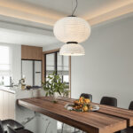 Modern Silk Pendant Light - Image 4