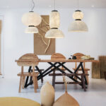 Modern Silk Pendant Light - Image 2