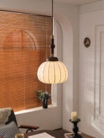 Silk Globe Pendant Lamp - Image 16