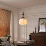 Silk Globe Pendant Lamp - Image 4