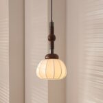 Silk Globe Pendant Lamp - Image 10