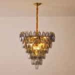 Smoke Gray Empire Chandelier - Image 4