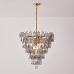 Smoke Gray Empire Chandelier - Image 3