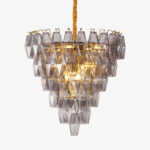 Smoke Gray Empire Chandelier - Image 11