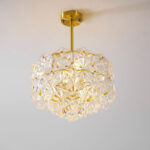 Snowflake Glass Chandelier - Image 4