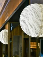 Snowflake Alabaster Wall Sconce - Image 6