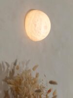 Snowflake Alabaster Wall Sconce - Image 9