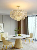 Snowflake Glass Chandelier - Image 5