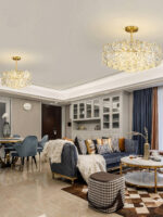 Snowflake Glass Chandelier - Image 6