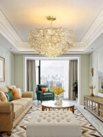 Snowflake Glass Chandelier - Image 7