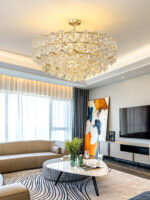 Snowflake Glass Chandelier - Image 8