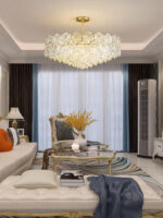 Snowflake Glass Chandelier - Image 11