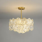 Snowflake Glass Chandelier - Image 3