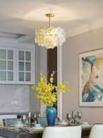 Snowflake Glass Chandelier - Image 13
