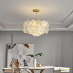 Snowflake Glass Chandelier - Image 2