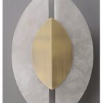 Solari Alabaster Leaf Sconce - Image 8