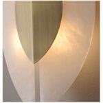 Solari Alabaster Leaf Sconce - Image 10