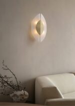 Solari Alabaster Leaf Sconce - Image 9