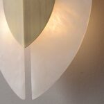 Solari Alabaster Leaf Sconce - Image 17
