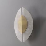 Solari Alabaster Leaf Sconce - Image 12