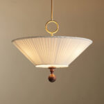Solaria Pleated Pendant Light - Image 20