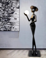 Sophia Elegance Sculpture Floor Lamp - Image 3