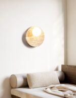 Sorella Travertine Sconce - Image 2